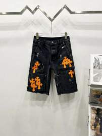 Picture of Chrome Hearts Jeans Short _SKUChromeHeartssz28-34qqtxC0038884